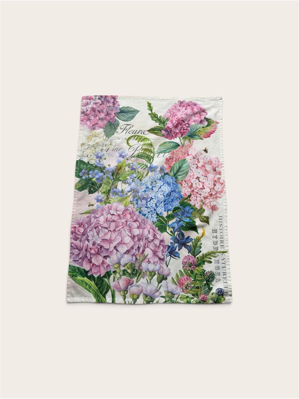 Michel Design Works Hydrangea Floral Kitchen Towels - Set Of 2